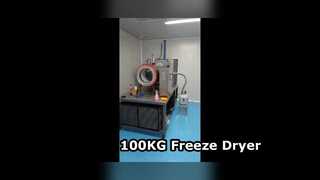 Βιομηχανικό Freeze dryer 100KG Διάρκεια ζωής