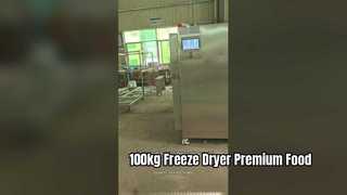 100kg Industrial Freeze Dryer Παραγωγή Τροφίμων