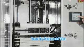 Βιομηχανικό Freeze dryer 100KG Max Shelf