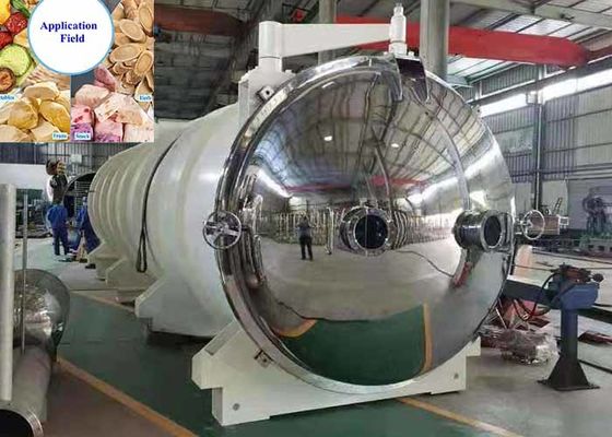 1000Kg Τροφίμων Φρούτα Ατμοσφαιρική μηχανή ψύξης στεγνώσεως εντός 133pa