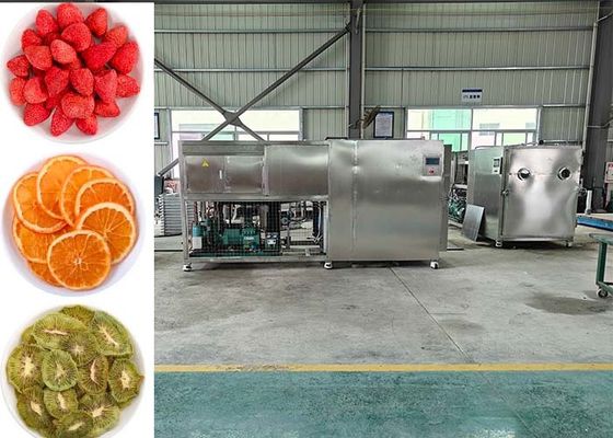 Αεροψυγμένο στεγνωτήρα κατάψυξης 30~35kg/παρτίδα για την ξήρανση φρούτων και λαχανικών