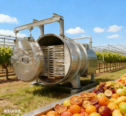 Κλιμακώστε τη συντήρηση των τροφίμων σας. Το ψυκτικό στεγνωτήριο μεγάλης χωρητικότητας εξασφαλίζει ποιότητα εμπορικού επιπέδου, υψηλή απόδοση και ανώτερη διατήρηση θρεπτικών συστατικών