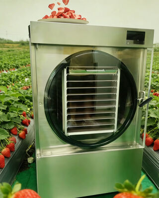 Ελέγχος PLC 10Kg Οικιακό στεγνωτήρα κατάψυξης -50C έως 50C Περιοχή θερμοκρασίας