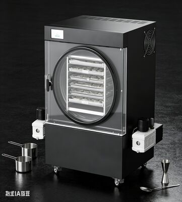 Γρήγορος και αξιόπιστος οικιακός στεγνωτήρας κατάψυξης Ιδανικός για την στεγνώση κρέατος, λαχανικών και βοτάνων με κενό