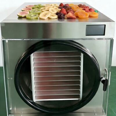 Στεγνωτήριο κατάψυξης κύκλος 24 έως 30 ώρες Οικιακός στεγνωτήριο κατάψυξης με εύρος θερμοκρασίας μείον 50 έως συν 90 βαθμούς Κελσίου και επίπεδο θορύβου κάτω από 50 ντεσιμπέλ