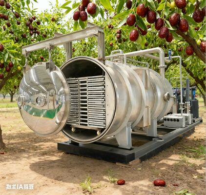 Κλιμάκωση χωρίς συμβιβασμούς στην ποιότητα. Βαρέως τύπου καταψύκτες λυοφιλοποίησης 100-200KG σχεδιασμένοι για παραγωγή υψηλού όγκου με ανθεκτικότητα από ανοξείδωτο χάλυβα, ενεργειακή απόδοση & σταθερά αποτελέσματα κάθε παρτίδα.