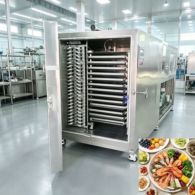 35KW Installation Food Vacuum Freeze Dryer Air Cooled System Featuring Baosi Or  Vacuum Pump Ideal for Food Processing Industry