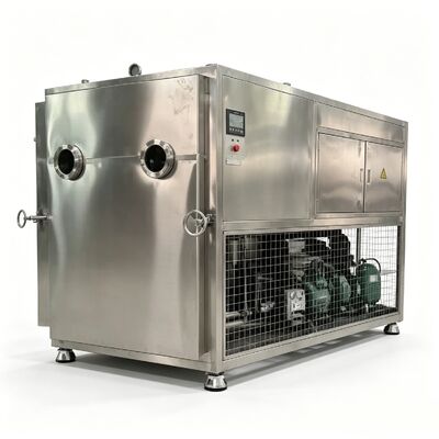 Δίπλωμα κενού ≤10Pa Τροφίμων Ατμοσφαιρικός στεγνωτήρας κατάψυξης με σύστημα ψύξης Bitzer ή Leybold Ιδανικός για τη διατήρηση και την ξήρανση τροφίμων