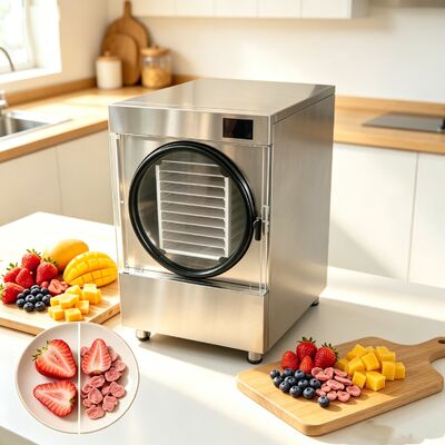 220V 1PH 50 60HZ Home Freeze dryer 215kg Χωρητικότητα Επίπεδο θορύβου 50dB Φιλικό προς το χρήστη Μηχανή Ψυκτικού Στεγνώματος Τροφίμων