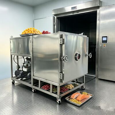 Μέγεθος θαλάμου 1800 1700 1300mm Φυτικό ψυγείο στεγνωτήρα που προσφέρει χωρητικότητα παρτίδας 100Kg προσαρμοσμένο για λύματα στεγνώσεως λαχανικών