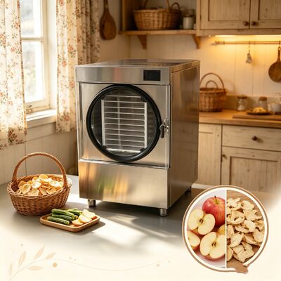 Οθόνη LCD Home Freeze Dryer Electric Heating 215kg Χωρητικότητα Κατάλληλη για Συντήρηση Τροφίμων και Εργαστήριο