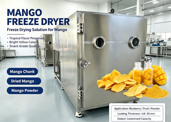 Customized Food Vacuum Freeze Dryer Equip With Prefreezing Function Ideal Solution For Food Preservation And Long Term Storage